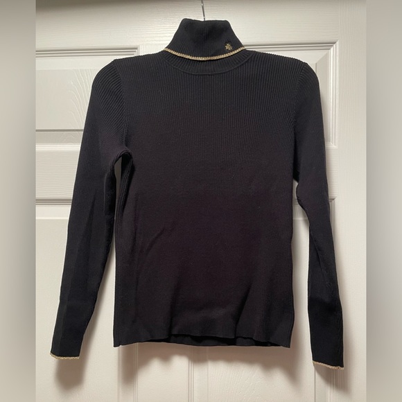 Lauren by Ralph Lauren monogram turtleneck sweater. Like New. Size S - Picture 1 of 5
